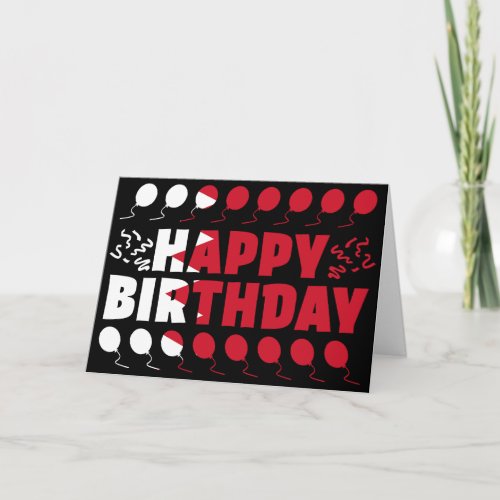 Bahrain Flag Patriotic Birthday Card