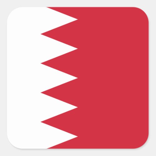 Bahrain Flag Square Sticker