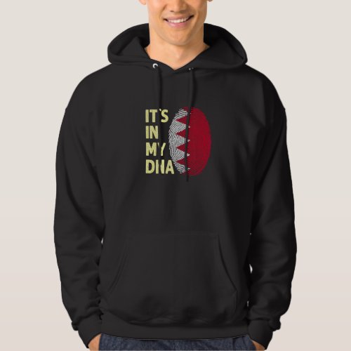 Bahrain In My Dna Bahraini Flag Team Bahrain Hoodie