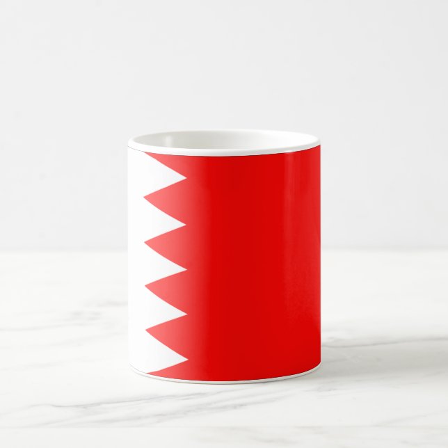 Bahrain National Flag Coffee Mug (Center)