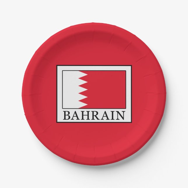 Bahrain Paper Plates (Front)