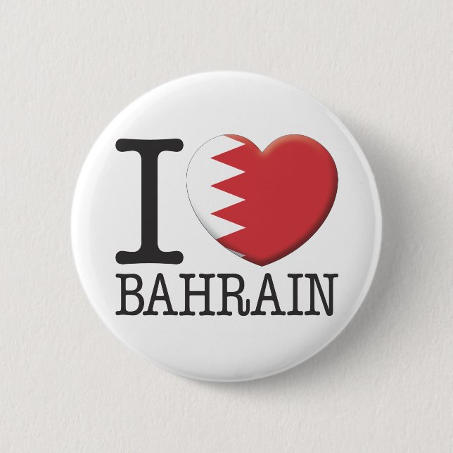 Bahrain Pinback Button (Front)