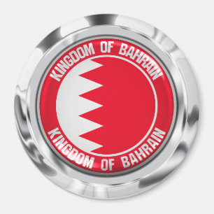 Bahrain Round Emblem Magnet