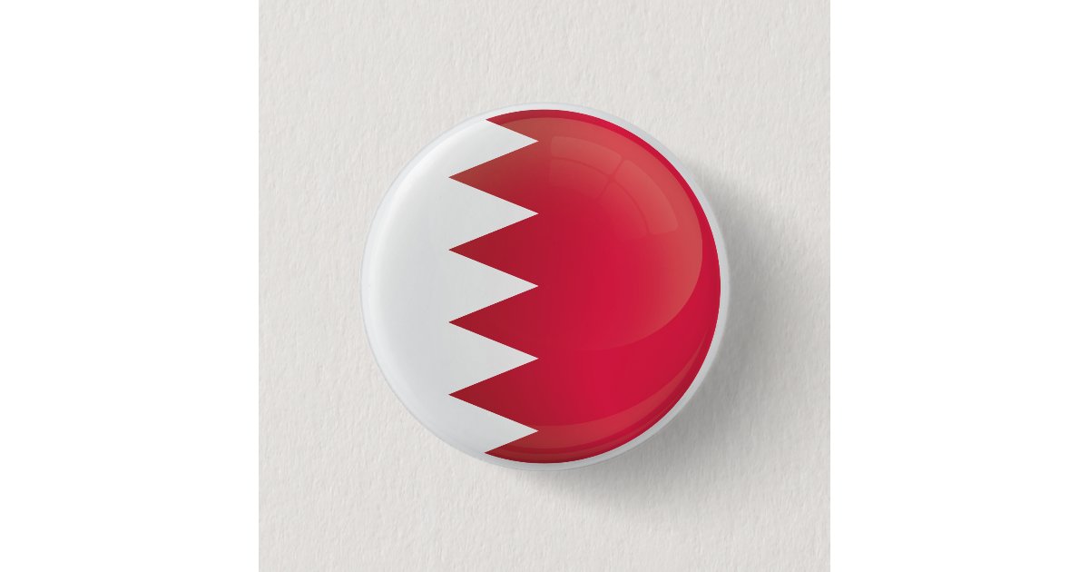 Bahrain Round Icon Flag Button | Zazzle