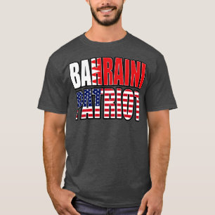 Bahraini American Patriot Pride Heritage Flag Gift T-Shirt