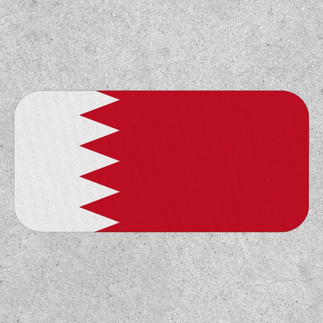 Bahraini Flag, Flag of Bahrain Patch (Front)