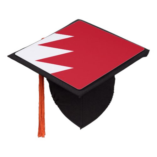 Bahraini flag graduation cap topper