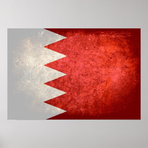 Bahraini Flag Poster
