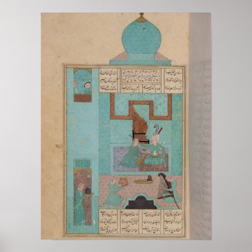 Bahram Visits a Princess in the Turquoise Poster