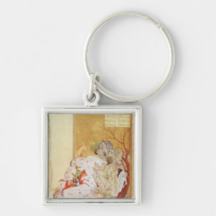 Bahrum Gur Slaying the Dragon Keychain