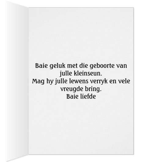 Baie geluk ouma en oupa (Inside (Right))