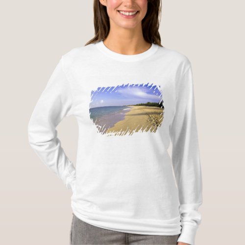 Baie Longue Long Bay beach St Martin T_Shirt