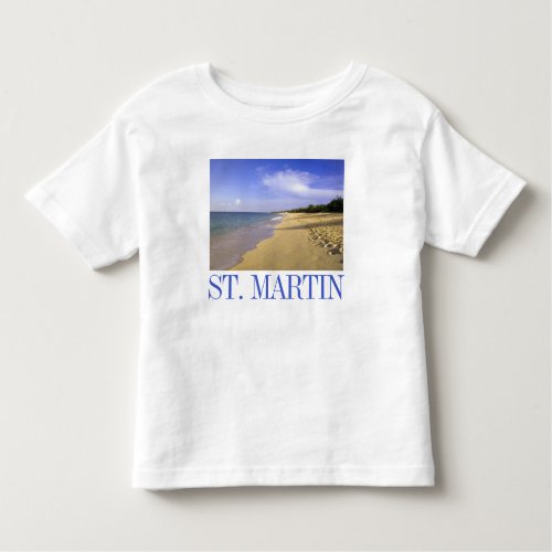 Baie Longue Long Bay Beach St Martin Toddler T_shirt