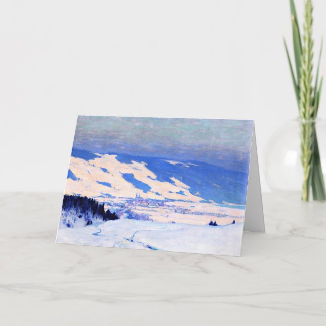 Baie-Saint-Paul by Clarence Gagnon Thank You Card (Front)