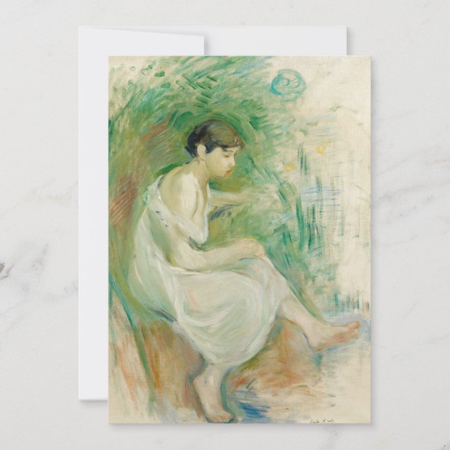 Baigneuse en Chemise | Berthe Morisot (Front)