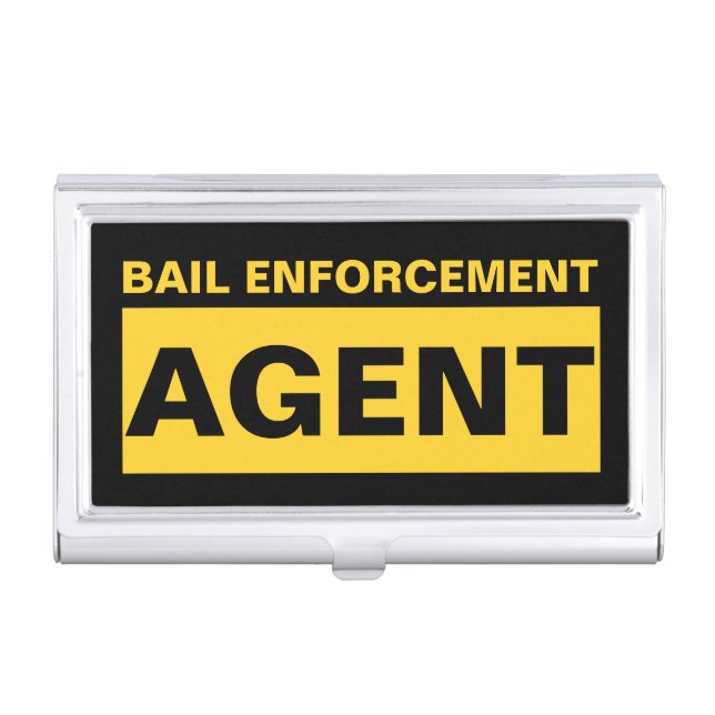 Bail Agent Business Card Case (Front)