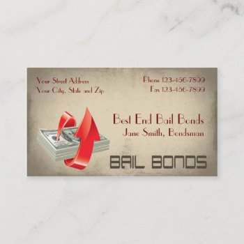 Bail Bonds Bondsmen Business Card by Business_Creations at Zazzle