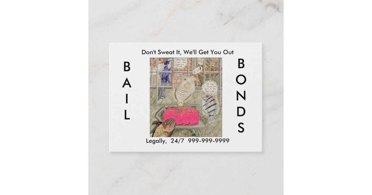 Bail Bonds Business Cards