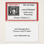 bail bondsperson (Front & Back)