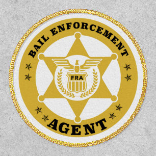 BAIL ENFORCEMENT AGENT BADGE PATCH