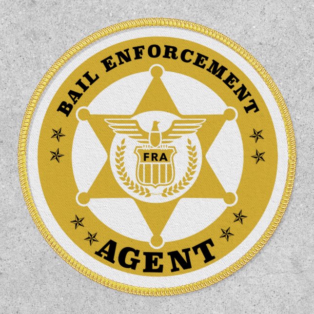 BAIL ENFORCEMENT AGENT BADGE PATCH (Front)