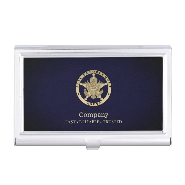 Bail Enforcement Agent Business Card Case (Front)