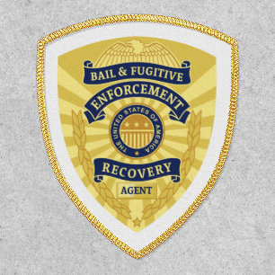 BAIL & FUGITIVE RECOVERY AGENT BADGE  PATCH