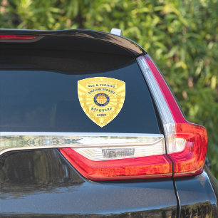BAIL & FUGITIVE RECOVERY BADGE STICKER