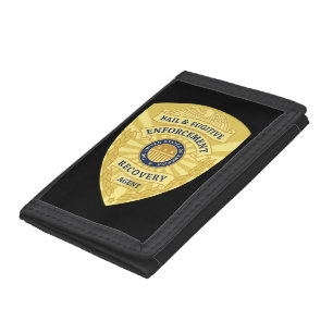 BAIL & FUGITIVE RECOVERY BADGE TRI-FOLD WALLET