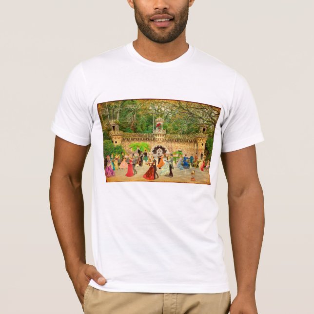 Bailando vals en la Quinta da Regaleira (Portugal) T-Shirt (Front)