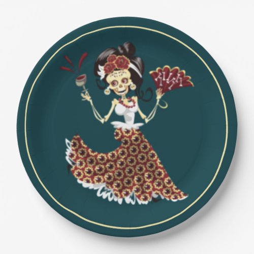 Bailarina de fiesta DOD Paper Plates