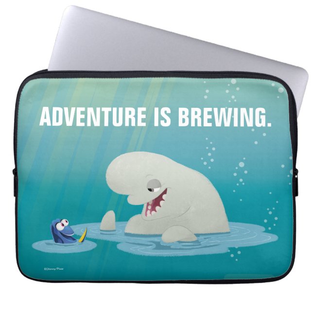 Bailey & Dory | Swim with Friends Laptop Sleeve (Front)
