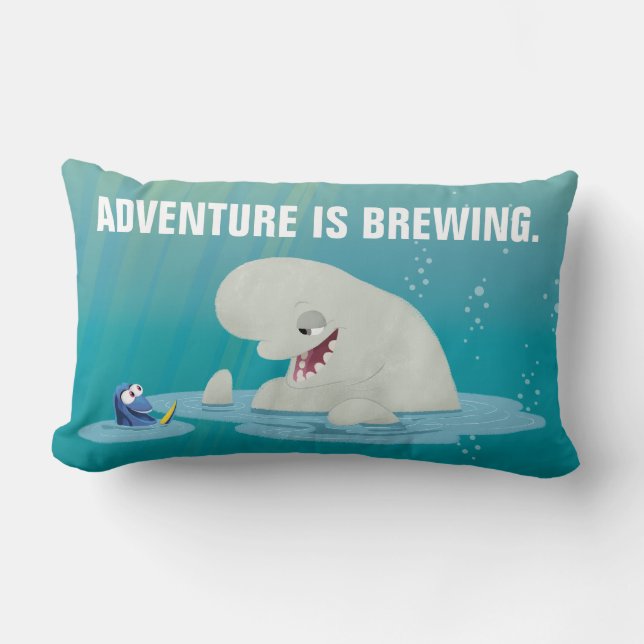 Bailey & Dory | Swim with Friends Lumbar Pillow (Front)