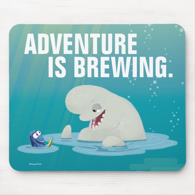 Bailey & Dory | Swim with Friends Mouse Pad (Front)