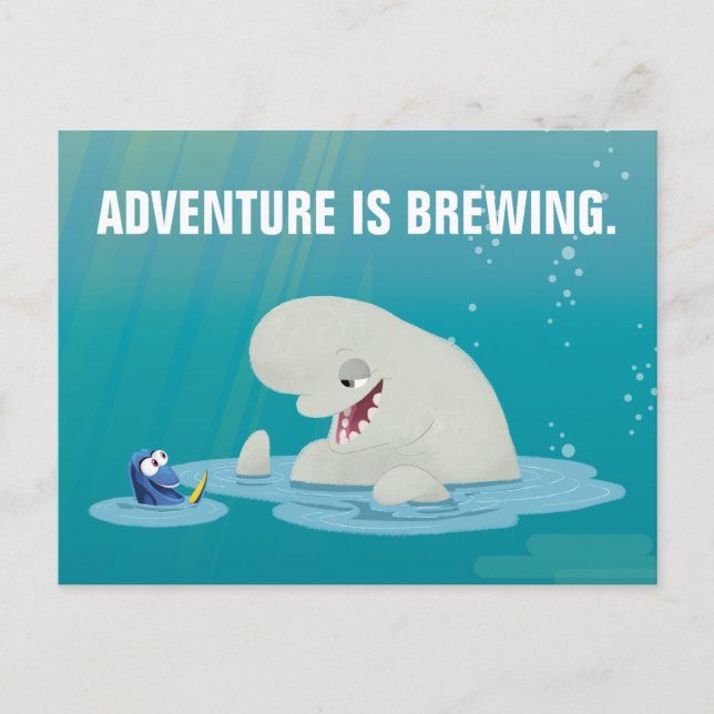 Bailey & Dory | Swim with Friends Postcard (Front)