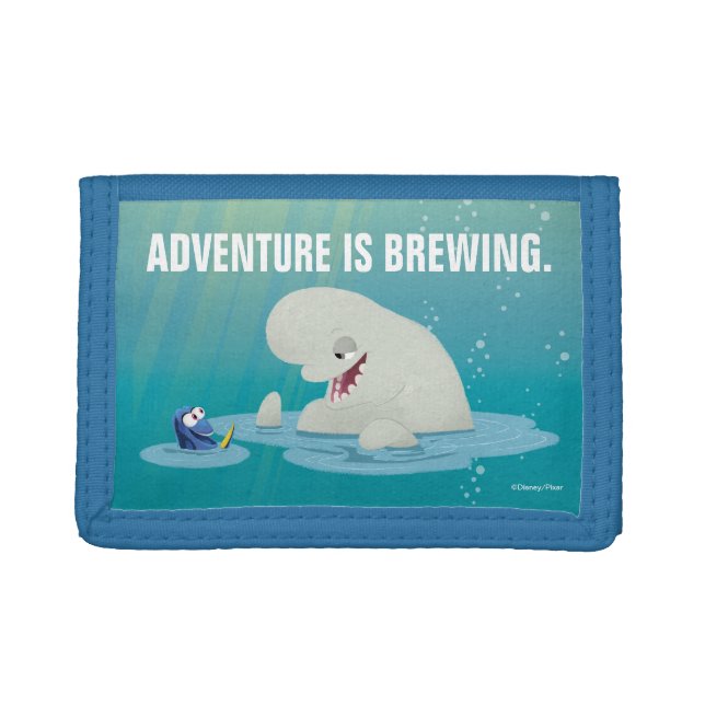 Bailey & Dory | Swim with Friends Tri-fold Wallet (Front)