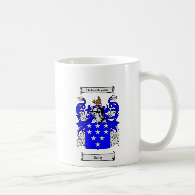 Bailey (English) Coat of Arms Coffee Mug (Right)
