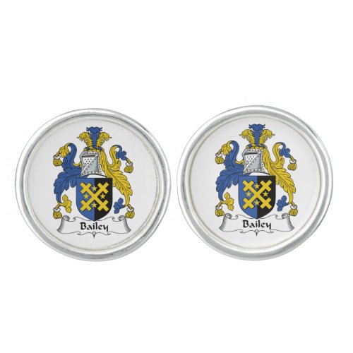 Bailey Family Crest Cufflinks