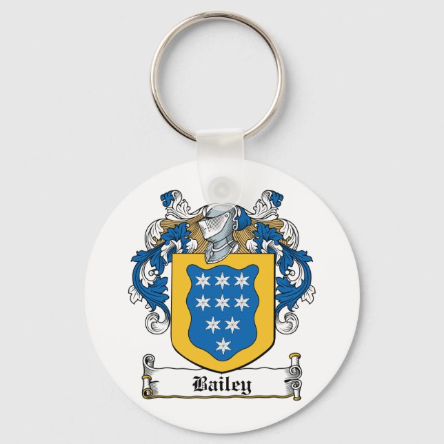 Bailey Family Crest Keychain (Front)