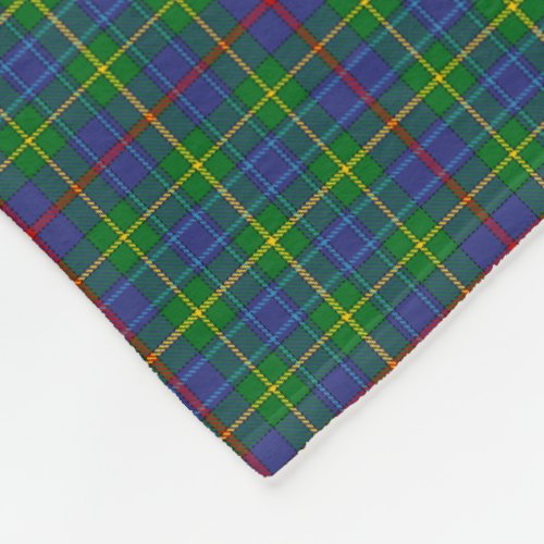 Bailey Family Tartan Plaid Pattern Fleece Blanket