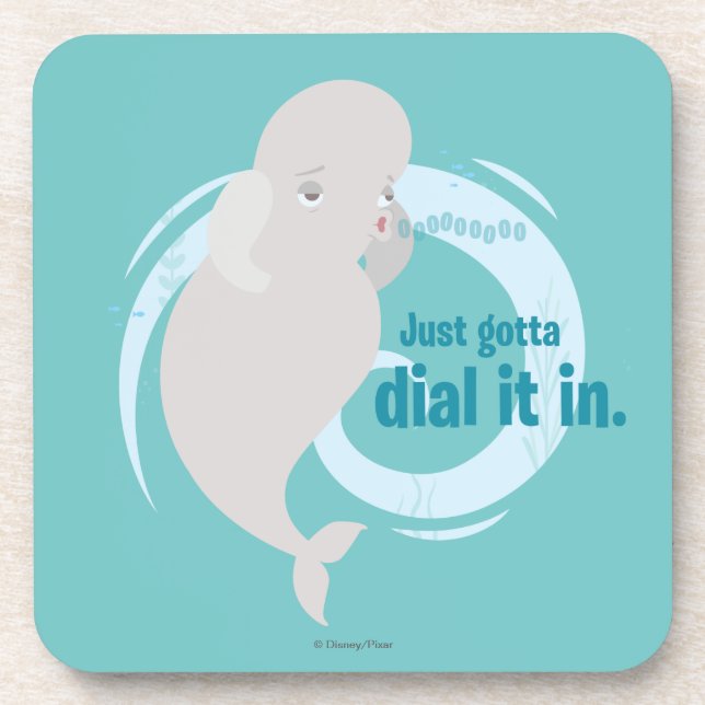 Bailey | Just Gotta Dial it in Beverage Coaster (Front)