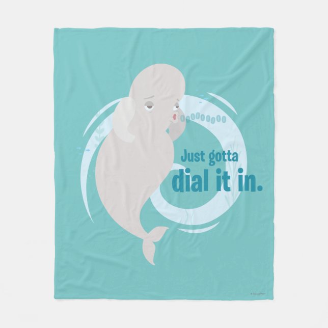 Bailey | Just Gotta Dial it in Fleece Blanket (Front)