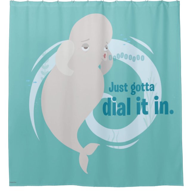 Bailey | Just Gotta Dial it in Shower Curtain (Front)