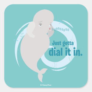 Bailey Just Gotta Dial it in Square Sticker