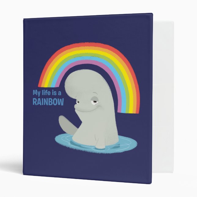 Bailey | My Life is a Rainbow 3 Ring Binder (Front/Inside)