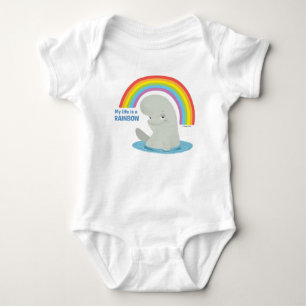 Bailey My Life is a Rainbow Baby Bodysuit