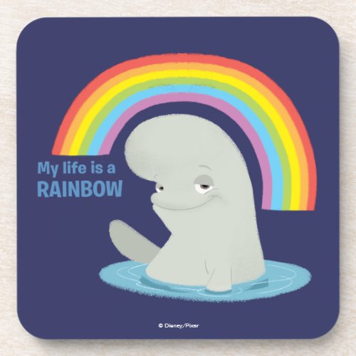 Bailey  My Life is a Rainbow Beverage Coaster