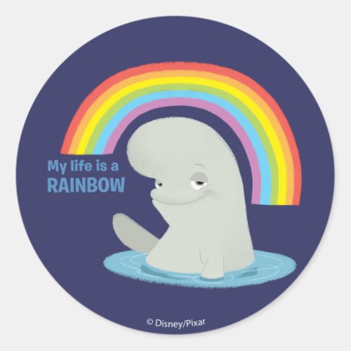 Bailey  My Life is a Rainbow Classic Round Sticker