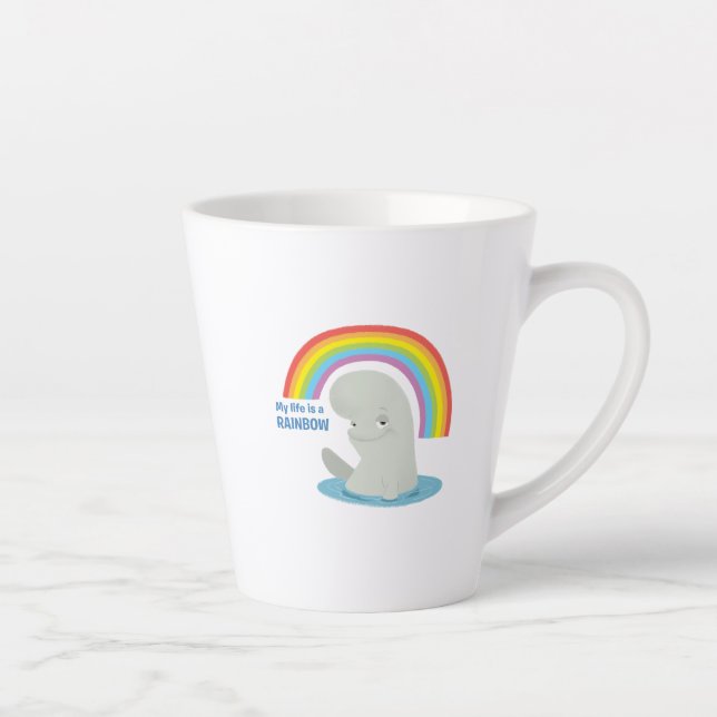 Bailey | My Life is a Rainbow Latte Mug (Right)