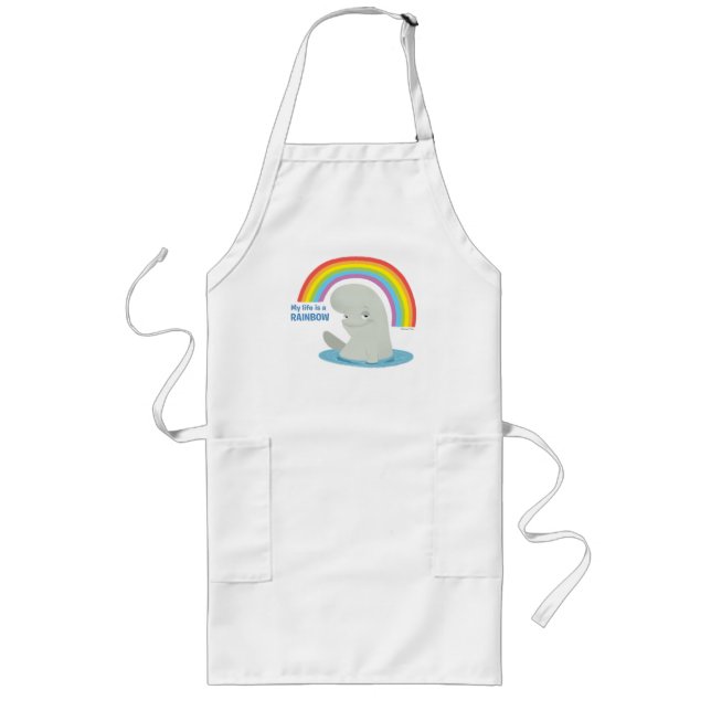 Bailey | My Life is a Rainbow Long Apron (Front)
